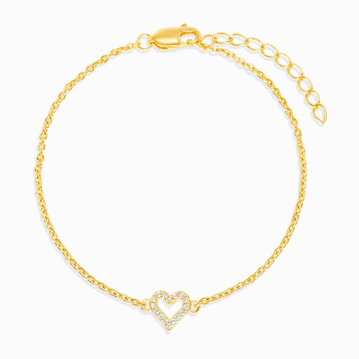 Pulsera Love Topacio blanco Oro