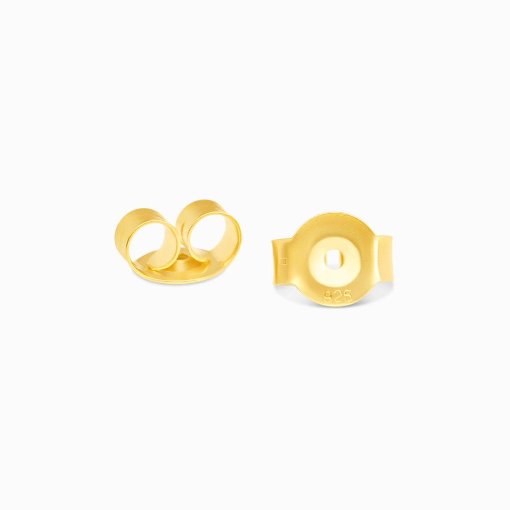 Pendientes de cristal Granate Oro